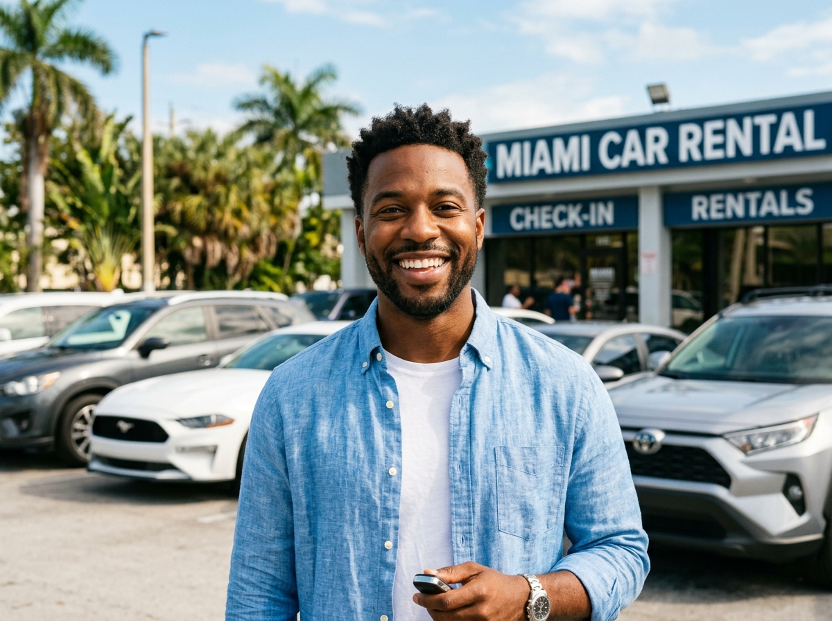 Avatar photo of Miami car rental customer Marcus T smiling